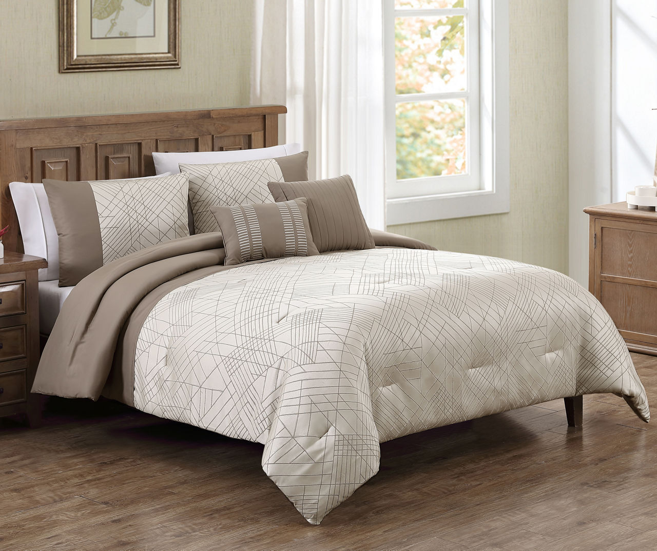 Broyhill Broyhill Adler Geo Linework Comforter Set Big Lots