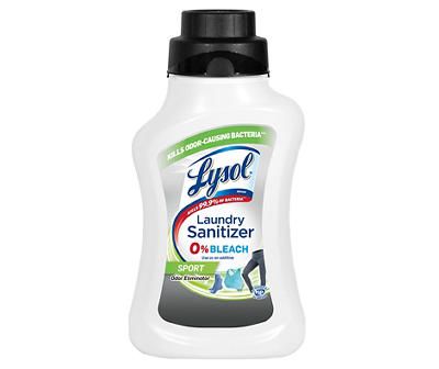 Lysol Sport Laundry Sanitizer Additive Sanitizing Liquid for Gym Clothes and Activewear Eliminates Odor Causing Bacteria 41oz