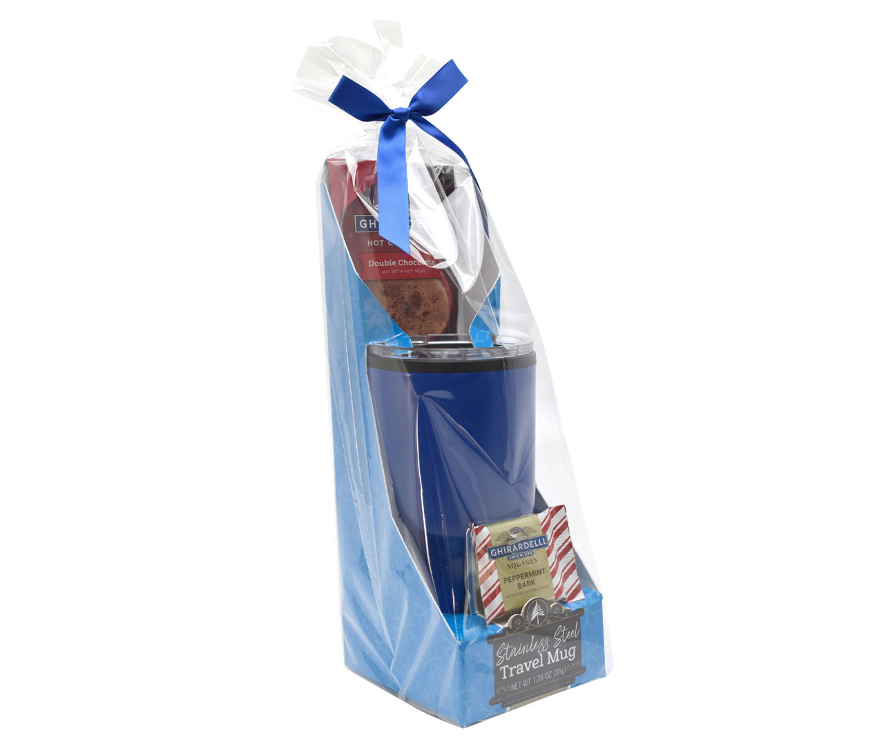 Ghirardelli Blue Stainless Steel Travel Mug Set Big Lots