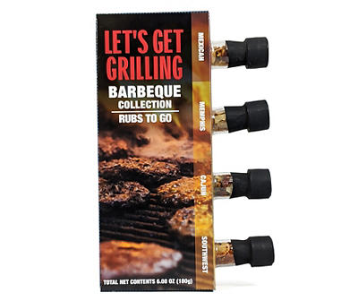 Let's Get Grilling Barbeque Rubs Collection, 6.08 Oz.
