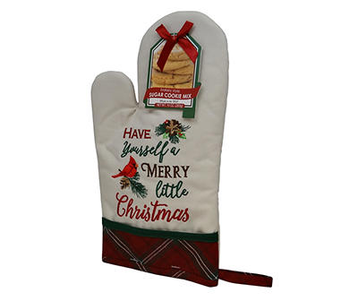 "Merry Little Christmas" Oven Mitt & Cookie Mix, 10 Oz.