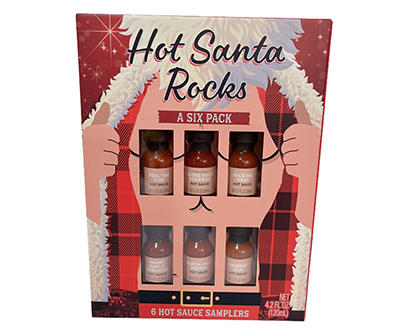 Hot Santa Rocks A Six Pack Hot Sauce Sampler Set