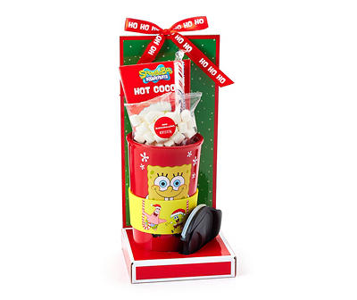 SpongeBob SquarePants Red Travel Mug & Hot Cocoa Set