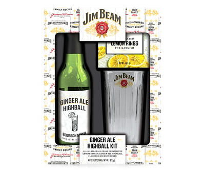 Jim Beam Ginger Ale Highball Kit