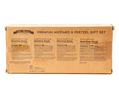 Old World Mustard & Pretzels Dipping Set, 21.1 Oz.