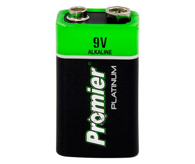 Platinum 9 Volt Alkaline Battery, 2-Pack