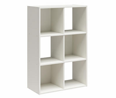 Moda White 6-Cube Storage Organizer