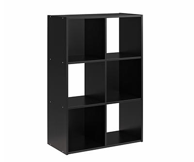 Moda Black 6-Cube Storage Organizer
