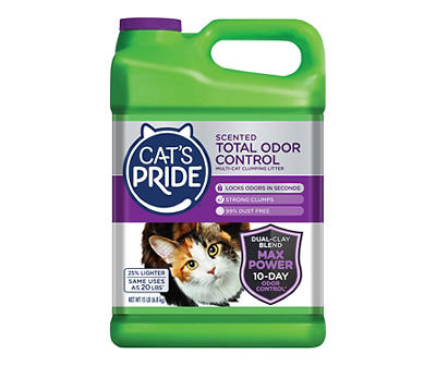 Total Odor Control Scented Cat Litter, 15 Lbs.