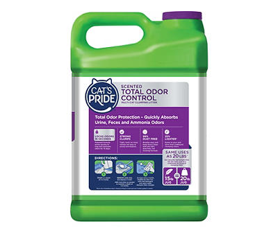 Total Odor Control Scented Cat Litter, 15 Lbs.