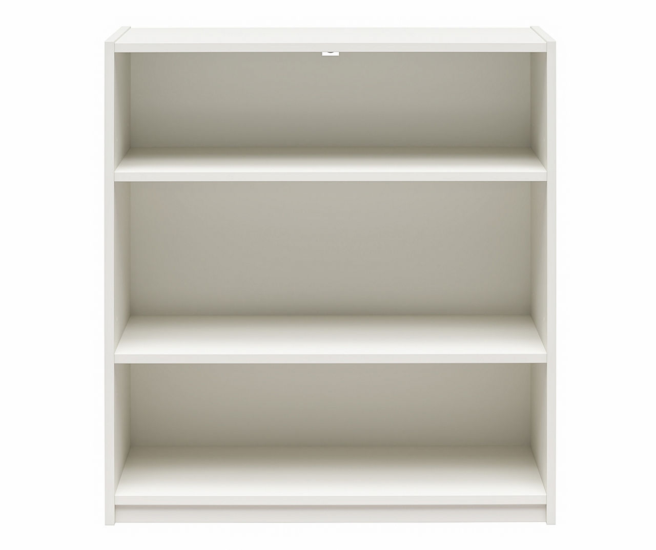 Moda White 3-Shelf Bookcase
