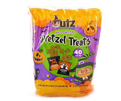 Halloween Pretzel Treat Bags, 40-Pack
