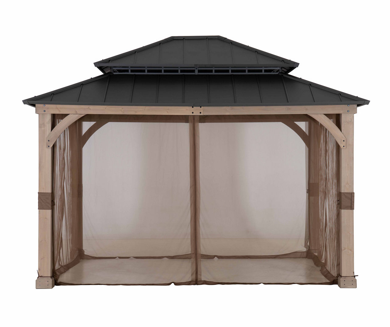 Broyhill San Marino Hard Top Gazebo Posts & Beams, (Box 1 of 3)