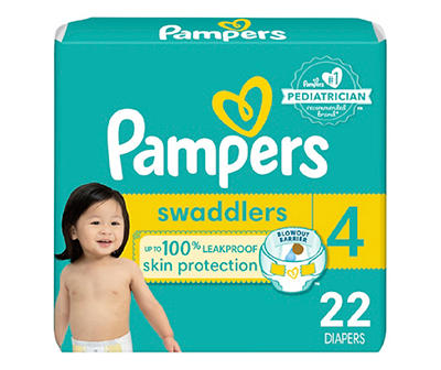 Size 4 Swaddlers Diapers, 22-Count
