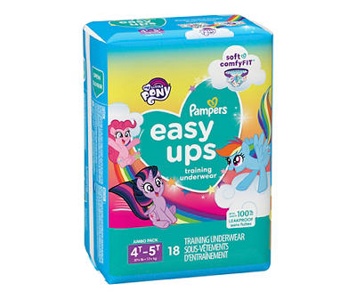 Size 4T-5T Easy Ups Training Underwear, 18-Count 