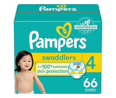 Size 4 Swaddlers Diapers, 66-Count