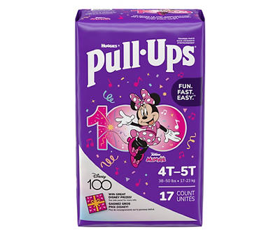 Huggies Size 4T-5T Pull-Ups Potty Training Pants for Girls, 17-Count