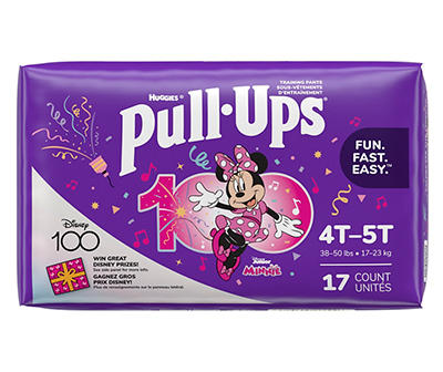 Huggies Size 4T-5T Pull-Ups Potty Training Pants for Girls, 17-Count