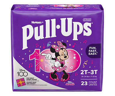 Huggies Size 2T-3T Pull-Ups Potty Training Pants for Girls, 23-Count