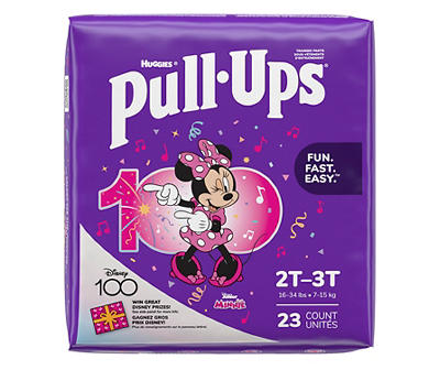 Huggies Size 2T-3T Pull-Ups Potty Training Pants for Girls, 23-Count