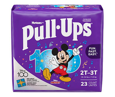 Huggies Size 2T-3T Pull-Ups Potty Training Pants for Boys, 23-Count