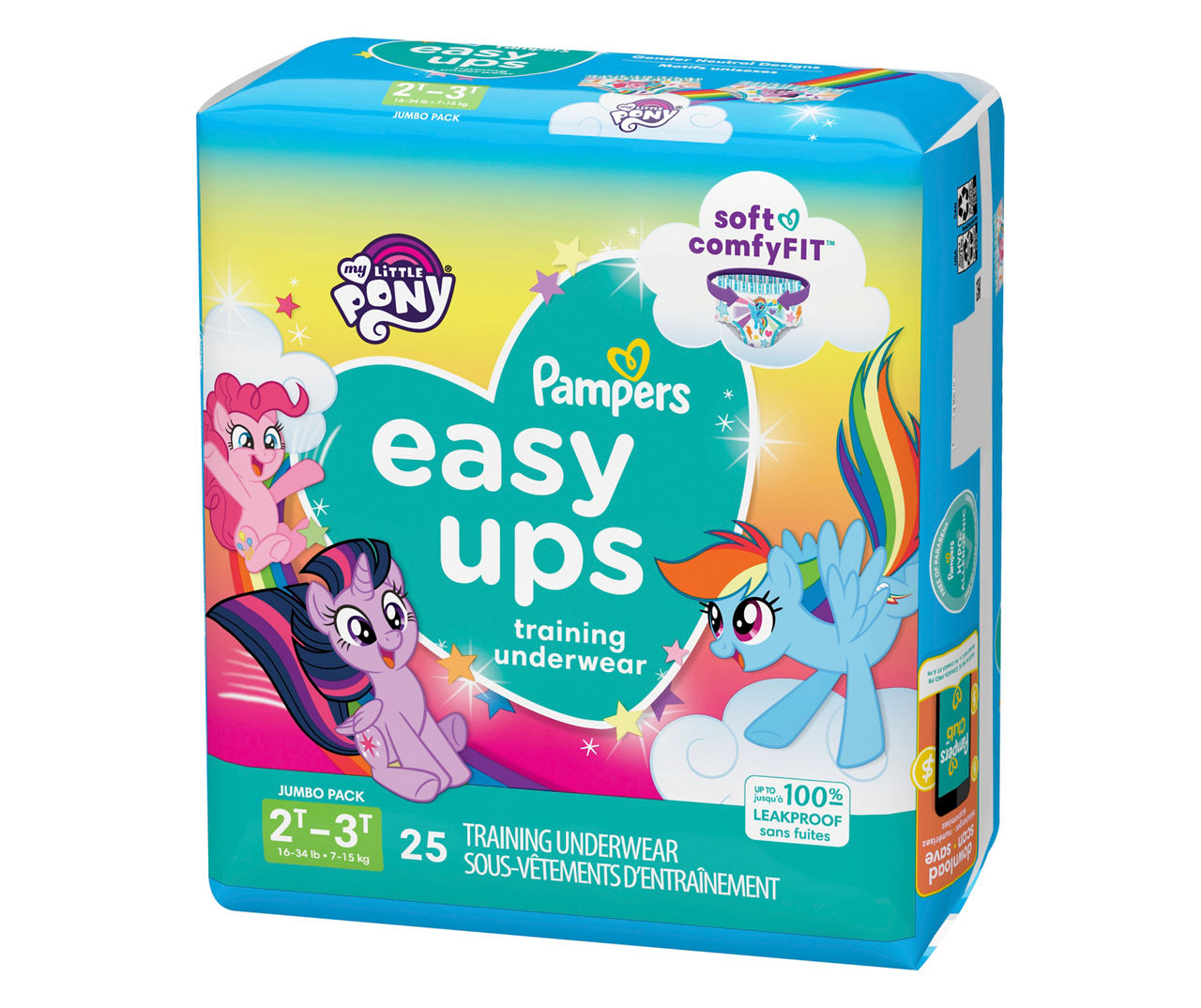 Pampers easy ups store 2t