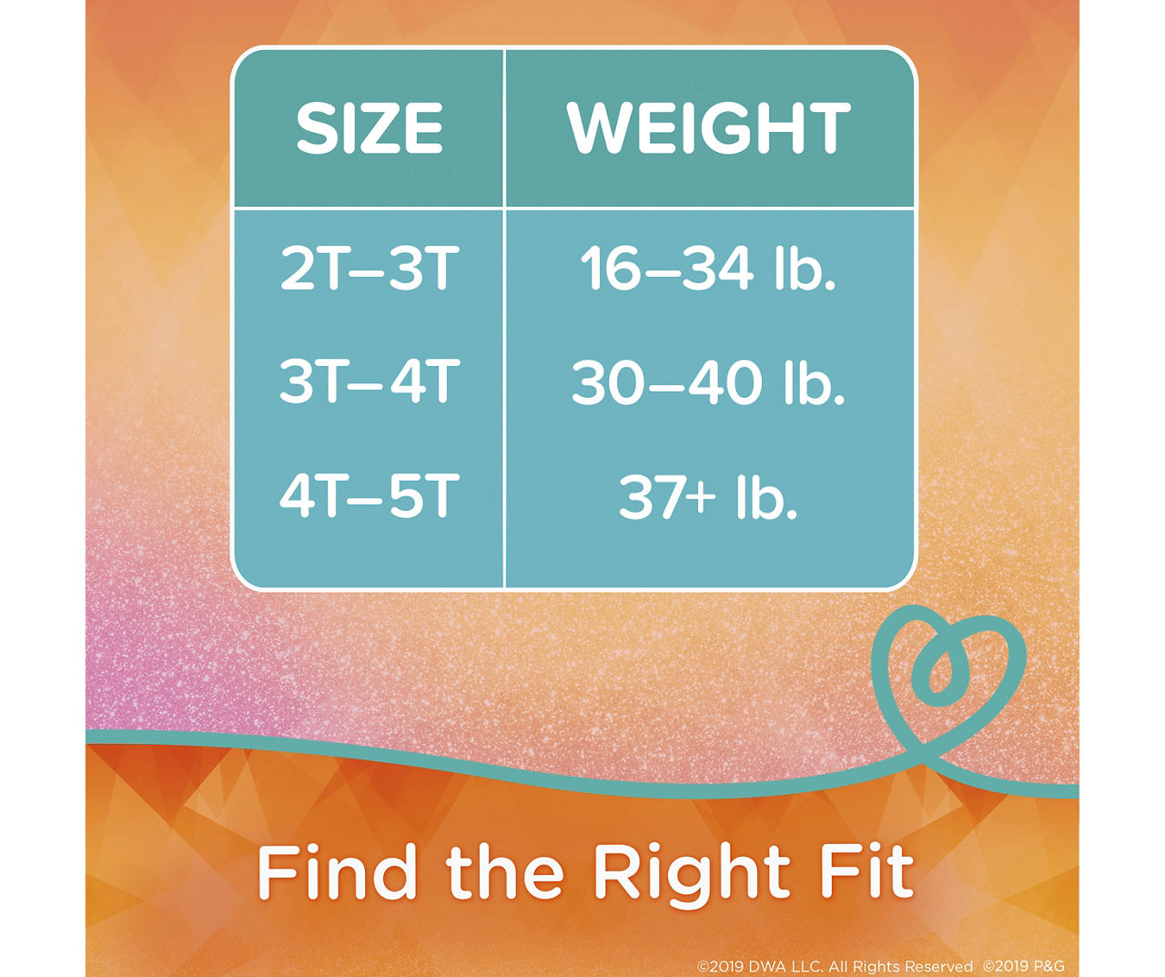 Size 2T-3T Easy Ups Training Underwear, 25-Count 