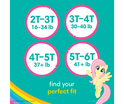 Size 2T-3T Easy Ups Training Underwear, 25-Count 