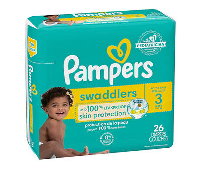 Size 3 Swaddlers Diapers, 26-Count