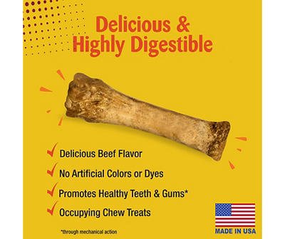 Nylabone Natural Nubz Beef Flavor Edible Dog Chew Treat