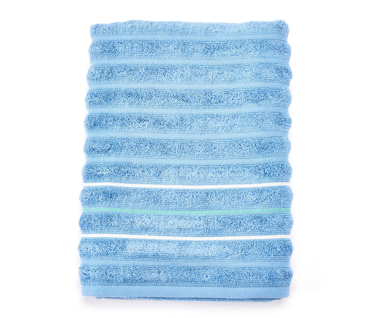 Somanic Blue & White Stripe Bath Towel