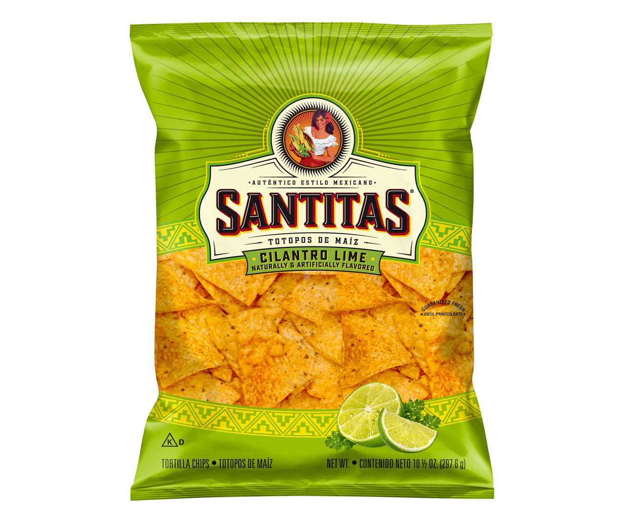 Santitas Cilantro Lime Tortilla Chips, 10.5 Oz. | Big Lots