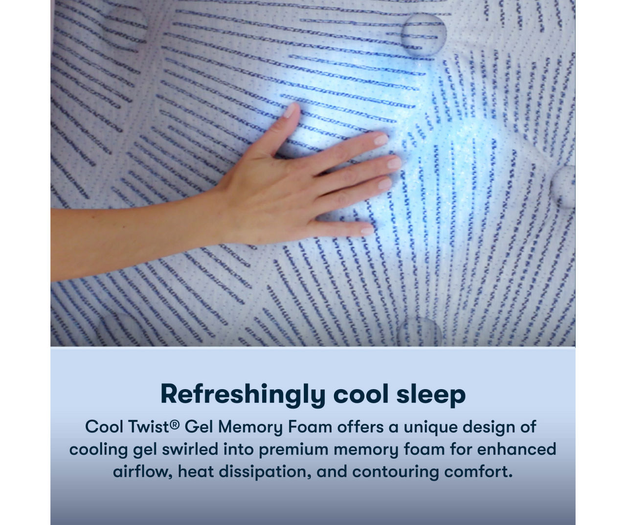 Perfect Sleeper Nurture Night 12" Queen Firm Mattress