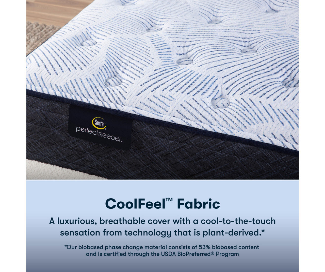 Perfect Sleeper Nurture Night 13.5" California King Plush Mattress