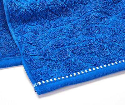 Tropicoastal Blue Quartz Cotton Bath Towel