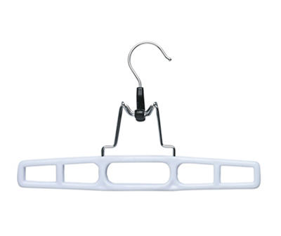 White Clamp Hangers, 12-Pack