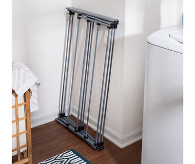 Gray Oversize Collapsible Drying Rack
