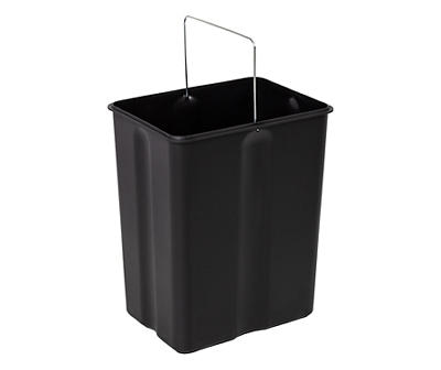 Stainless Steel 15.3-Gal. Rectangular Pedal Soft-Close Trash Can