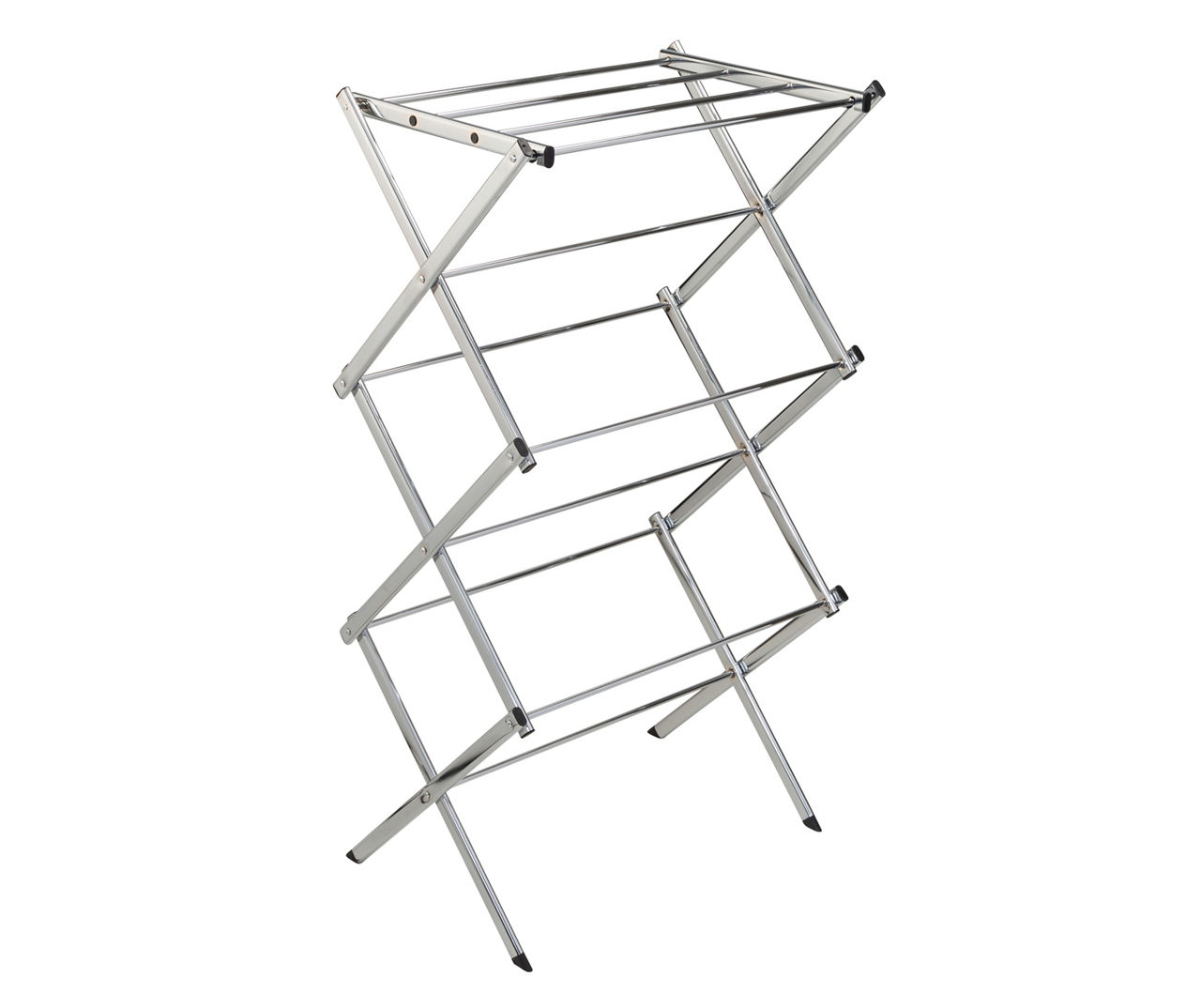 HoneyCanDo Chrome SlimProfile Collapsible Drying Rack Big Lots
