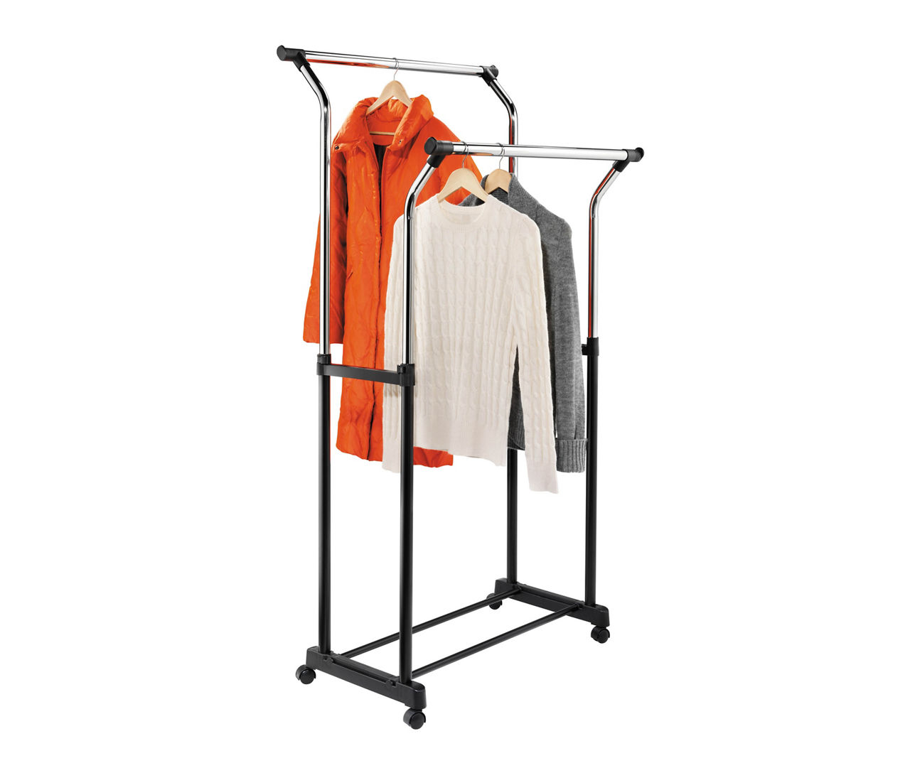 Honey Can Do Slim-Profile Clothes Drying Rack - Chrome