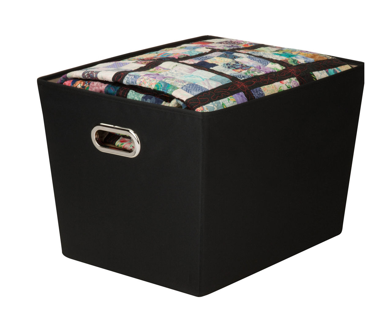Black Large Storage Bin