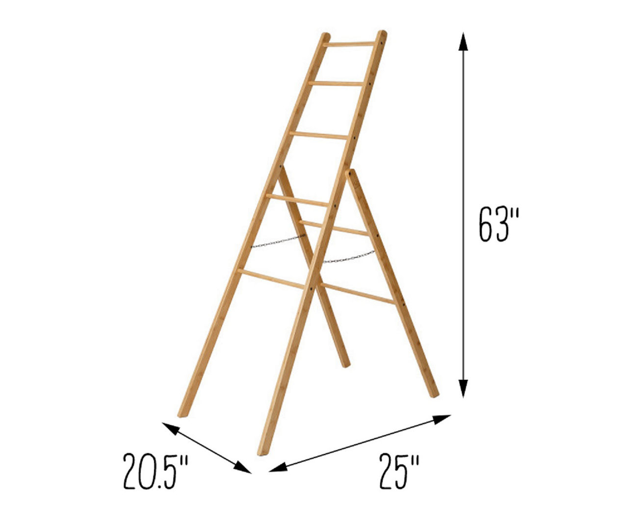 Bamboo Ladder Drying Rack