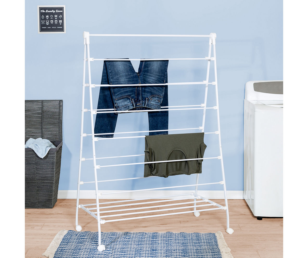 Honey-Can-Do Compact Folding Metal Clothes Drying Rack 