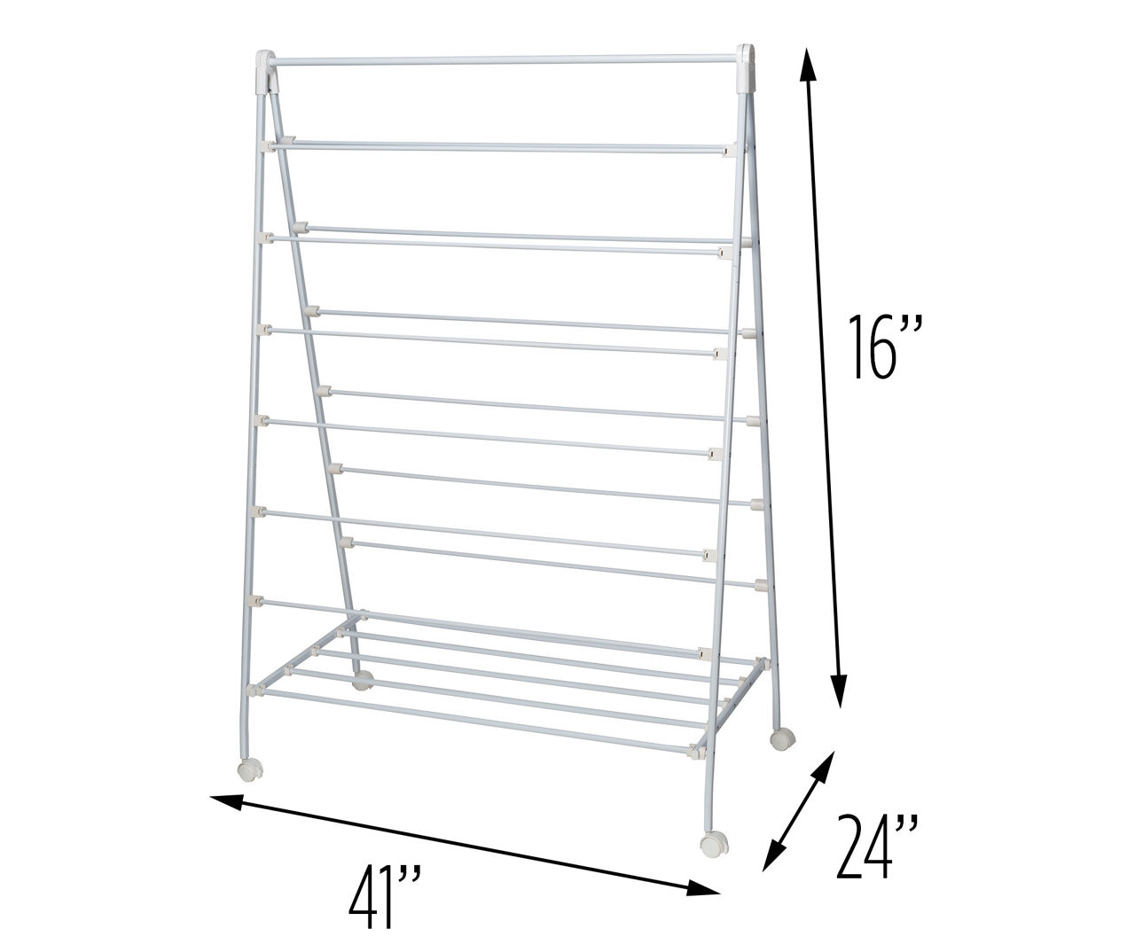 A frame drying online rack