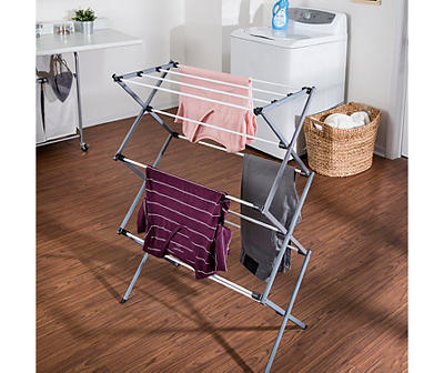 Light Gray Collapsible Drying Rack