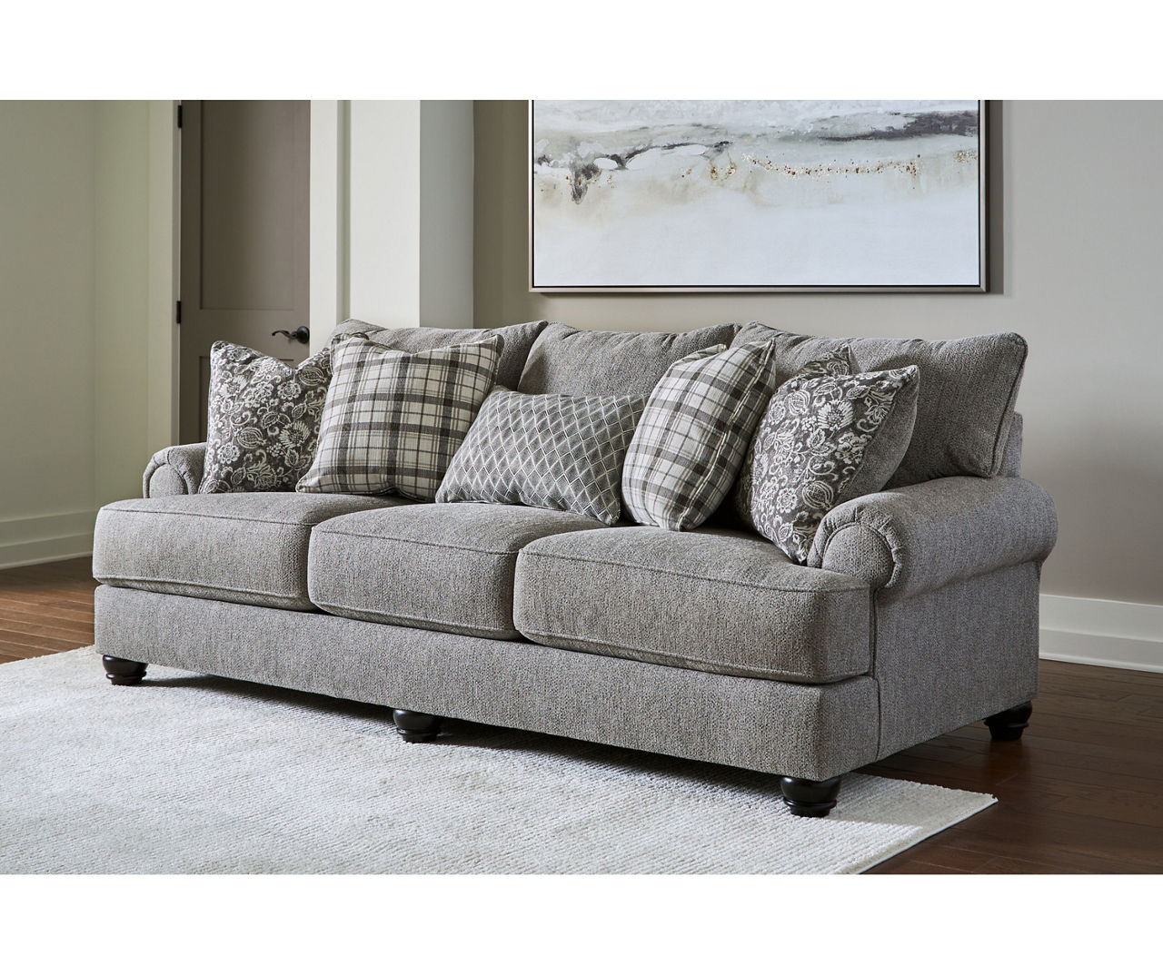 Broyhill Fall River Mineral Sofa Big Lots