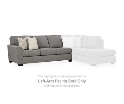 Reydell Charcoal Left-Arm-Facing Sofa Piece