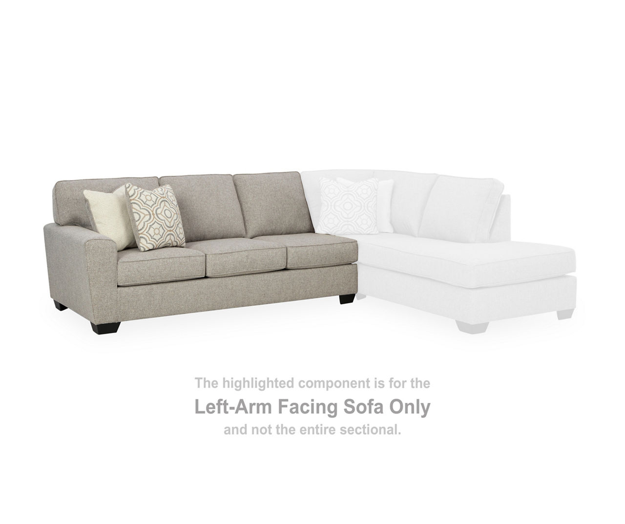 Reydell Dune Left-Arm-Facing Sofa Piece