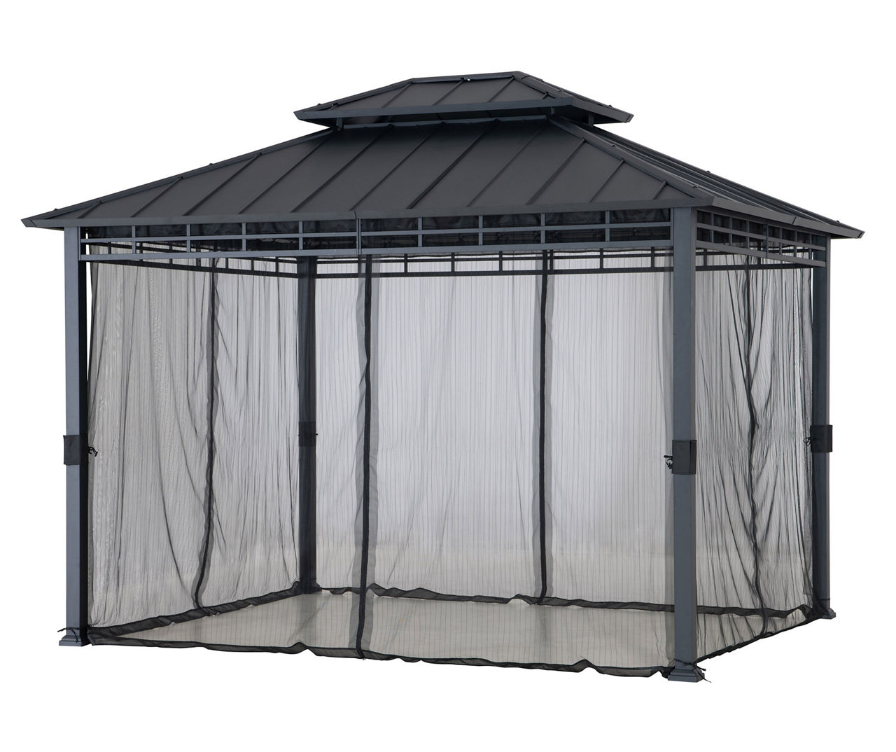 Broyhill 10 x 12 Bancroft Hard Top Metal Gazebo Big Lots