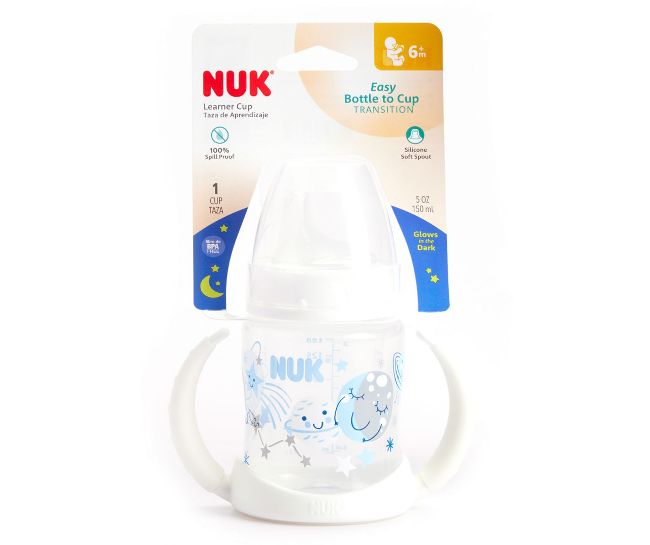 NUK® Glow-in-the-Dark Learner Cup, 5 oz